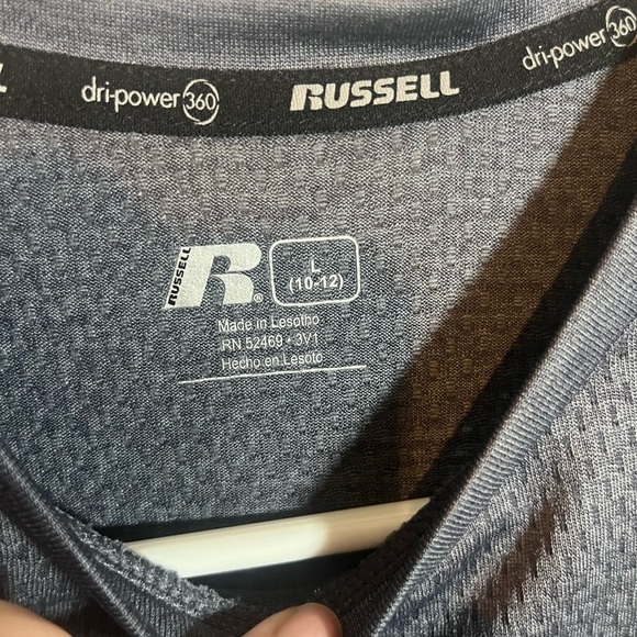 Russell Athletic boys Dark Blue Short Sleeve Tee - Picture 3 of 4